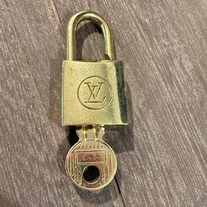 Louis Vuitton Gold Lock and Key #201